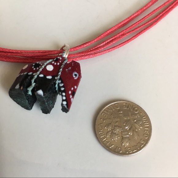 Painted elephant 🐘 on fiber cord . - Picture 4 of 4